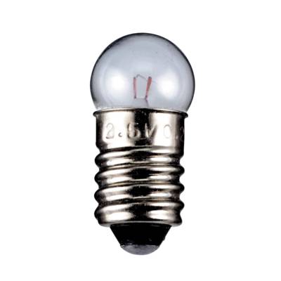 Ampoule Globulaire 0.6 W Culot E10, 6 V (DC) 100 mA H24 mm