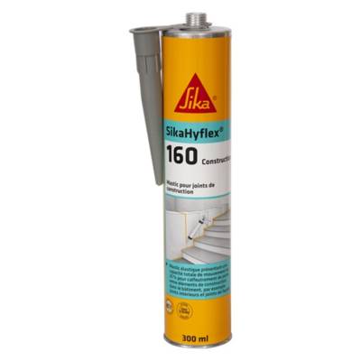 Mastic SIKAHYFLEX 160 construction gris béton - cartouche de 400ml - Gedimat