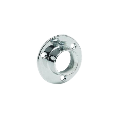 Support latéral tube rond chromé Ø 25 mm MANART - M724/25CR - Maxoutil