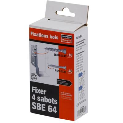 Kit de fixations pour sabots SBE - Gedimat - SIMPSON