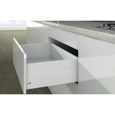 Casserolier Arcitech Topside HETTICH - P.500 H.218/126mm - blanc sans coulisse avec rehausse métal - 9149386 - HETTICH FRANCE
