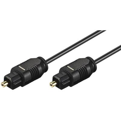 Câble Audio Fibre Optique 2,2 mm Toslink 1,5 m Noir