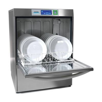 Lave-vaisselle frontal 500x500 mm avec pompe de vidange, doseurs de rinçage et lavage intégrés