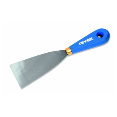Couteau de peintre lame acier larg.60mm manche bois - Gedimat - REVEX