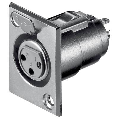 Bornier audio Xlr femelle avec Lock 3 broches