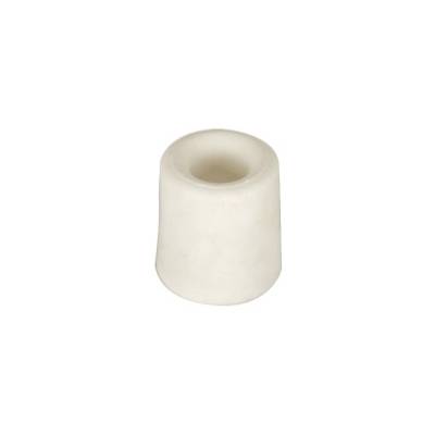 Butée de porte en caoutchouc blanc à visser au sol diam.30mm haut.38mm - Gedimat - INTERGES.COM