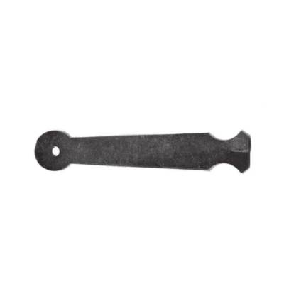 Patte à scellement tête ronde en acier long.10cm finition zinguée blanc - Gedimat - AFBAT