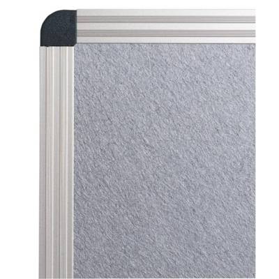 Panneaux d'exposition 2 faces - feutrine gris clair