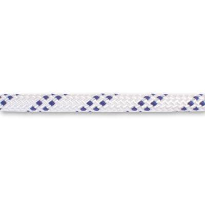 Corde tressée polyamide blanche/violet D10.7mm - bobine de 75m - Gedimat - CHAPUIS