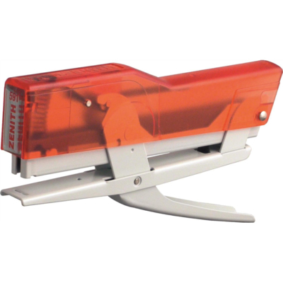 Pince agrafeuse sous coque pegbordeable 591 "Fun" N°10 coloris rouge translucide