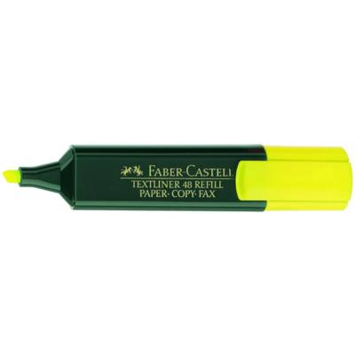 Surligneur TEXTLINER 48 Refill Pointe Biseau 1 - 5 mm Jaune fluo