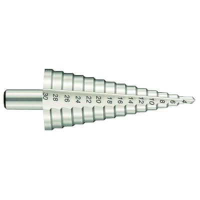 Foret HSS conique étagé Ø 4>30 mm TIVOLY - 11448620430 - Maxoutil