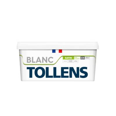 Peinture murs et plafonds blanc satin - Gedimat - TOLLENS