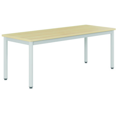 Table CARÉLIE plateau mélaminé chant ABS pièt. époxy - 160x60 cm - T3