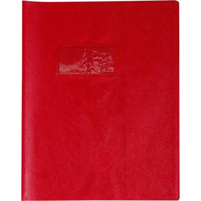 Protège-cahier 20/100ème 17x22 rouge groseille - CLAIREFONTAINE