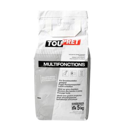Enduit polyvalent pour reboucher et lisser MULTIFONCTIONS Poudre 5kg - Gedimat - TOUPRET