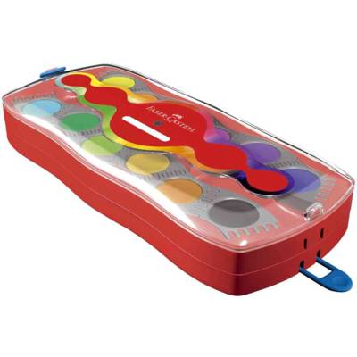 Boîte de pastilles de gouache CONNECTOR, 24 couleurs