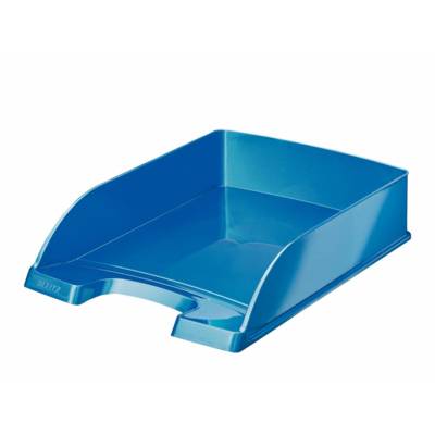 Corbeille à Courrier Plus WOW A4 Polystyrène Superposable Bleu