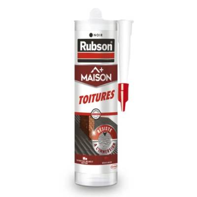 Mastic MAISON toitures noir - cartouche de 280ml - Gedimat - RUBSON