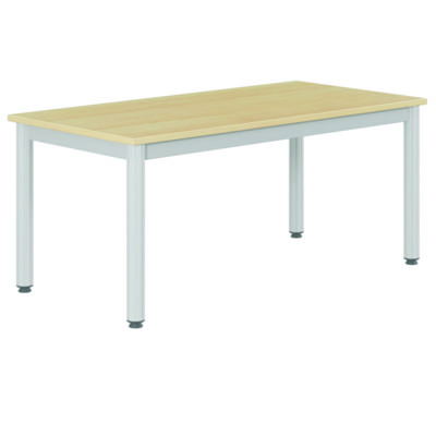 Table CARÉLIE plateau mélaminé chant ABS pièt. époxy - 120x60 cm - T2