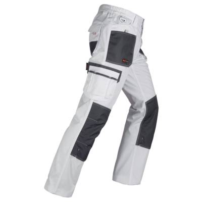 Pantalon de travail avec renforcements SMART PAINT blanc - Gedimat