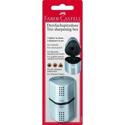 Taille-crayons 3 trous Grip 2001 Argent