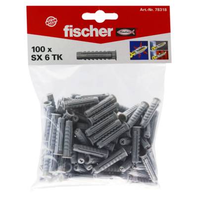 Cheville nylon SX 6TK - Gedimat - FISCHER