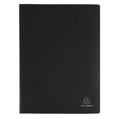 Protège-documents en polypropylène souple OPAK 100 vues - A4 - Noir - EXACOMPTA