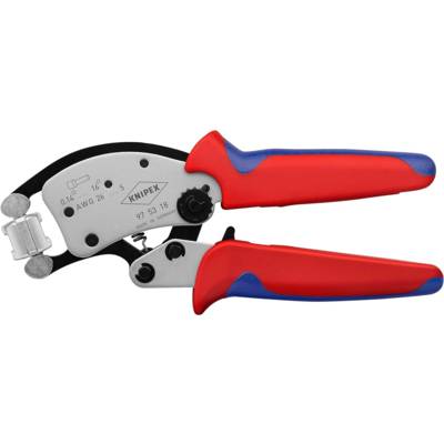 Pince à sertir Twistor - 350° - Embouts 0.08-16 mm² - KNIPEX - 975318SB