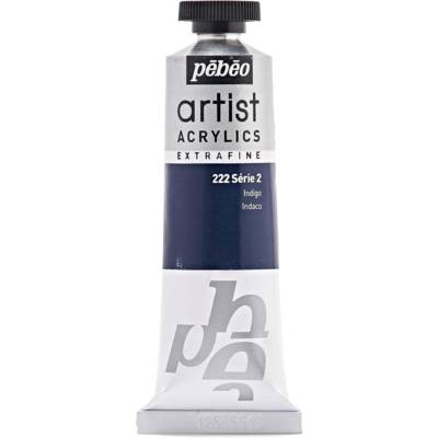 Tube 37 ml Peinture Artist Acrylics Extra fine INDIGO