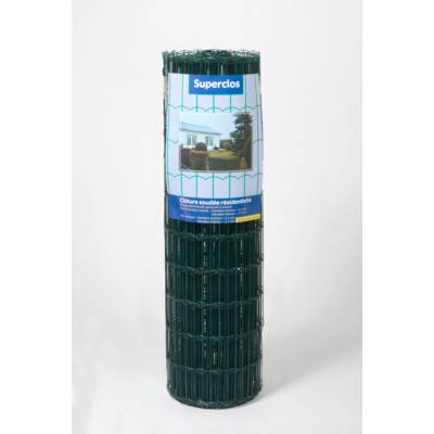 Grillage soudé SUPERCLOS maille 100 x 50 mm vert - Gedimat