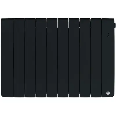 Radiateur chaleur douce connecté Bilbao 4 horizontal 1500W Gris ardoise - THERMOR - 493830
