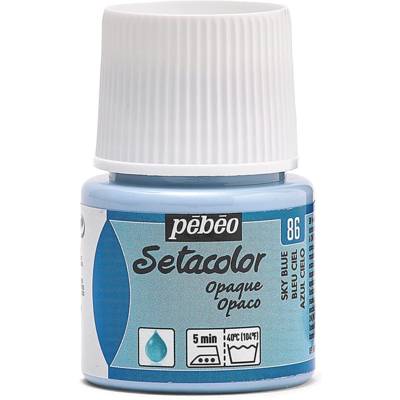 Setacolor Flacon 45ml Peinture pour Tissu BLEU CIEL