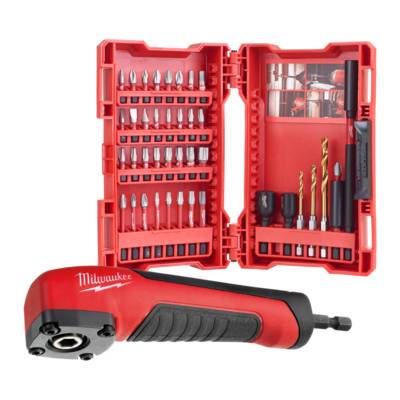 Coffret de 40 embouts SHOCKWAVE avec renvoir d'angle - 40 pièces - Gedimat - TECHTRONIC