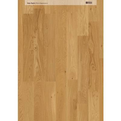 Parquet contrecollé KEREM - 750 x 125 x 9,3 mm - chêne nature - Gedimat - WEITZER PARKETT