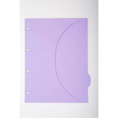 Paquet de 6 pochettes de classement Pack Aloha lilas - Smartfolder