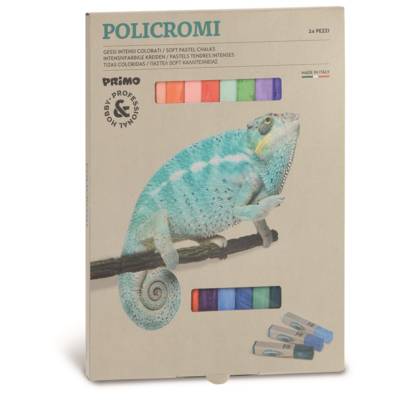 Pack 24 Craies Pastels Soft Intense Carré square 13x13x80 mm 24 colours