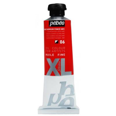 Peinture Huile Fine XL Studio 37 Ml Rouge Cadmium Fonce Imitation - PÉBÉO