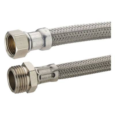 Flexible d'alimentation sanitaire inox mâle/femelle 15X21 - Ø13mm - 30cm - Gedimat - DIPRA