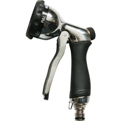 Pistolet métal brosse rapide pomme 7 jets - Gedimat - BOUTTE