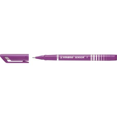 Stylo feutre pointe extra fine SENSOR F lilas - STABILO