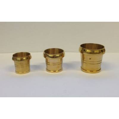 Sabot de meuble rond en laiton-[Diamètre:32mm] - Maxoutil