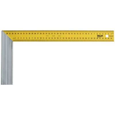 Equerre droite et d'onglet lame acier talon alu - 400 mm - Gedimat - TALIA
