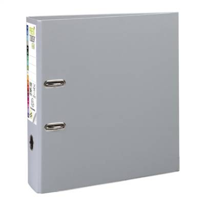 Classeur à levier Prem'Touch Polypropylène - Dos 80mm - A4 maxi - Gris foncé
