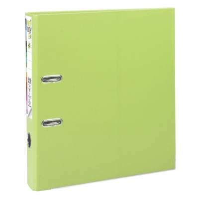 Classeur à levier Prem'Touch int/ext polypropylène - Dos 50mm - A4 maxi - Vert anis