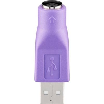 Adaptateur USB Connecteur USB (type A) > Prise femelle mini DIN 6 (PS/2)