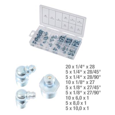 Assortiment de graisseurs métriques x70 pièces - KSTOOLS - 970.0360 - Maxoutil