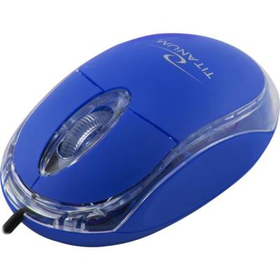 Souris Filaire USB RAPTOR 3D Optique 1000Dpi Bleu