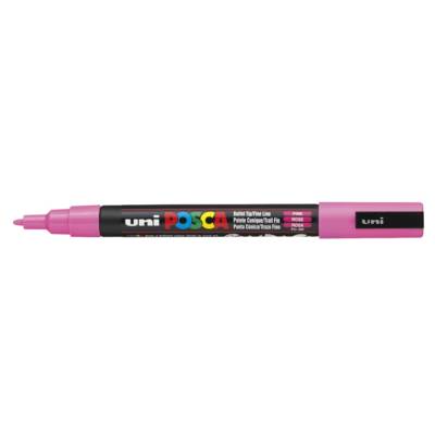 Marqueur pointe conique fine pc3m 0,9 - 1,3mm rose - POSCA