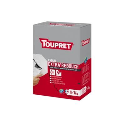 Enduit de rebouchage EXTRA'REBOUCH - sac de 1 kg - Gedimat - TOUPRET